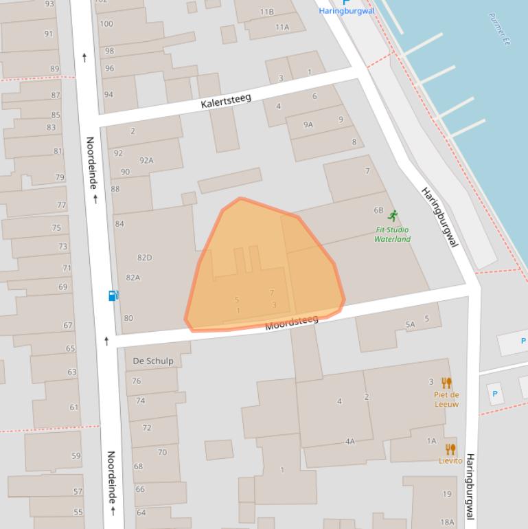 Kaart van postcodegebied 1141LZ.