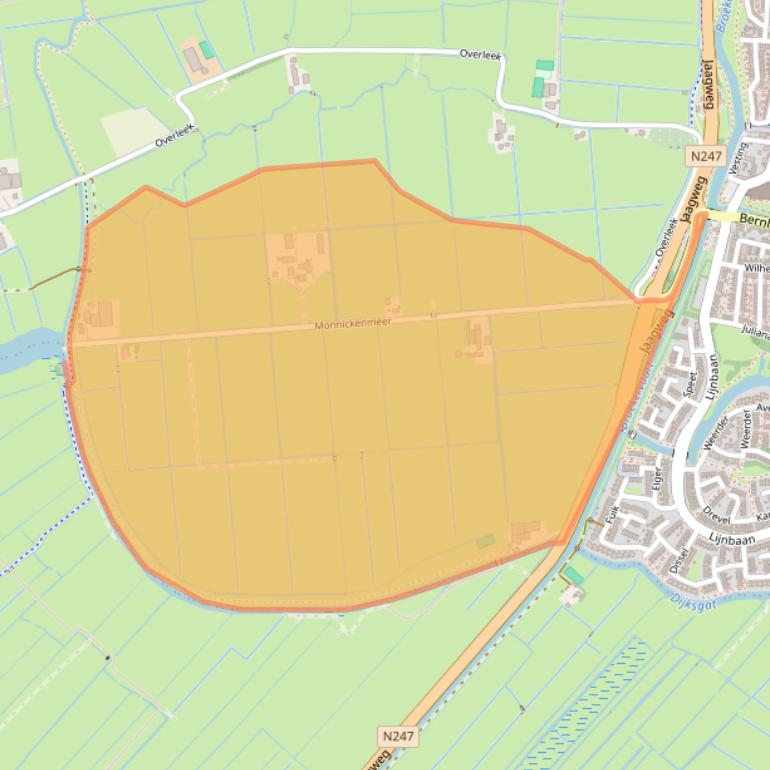 Kaart van postcodegebied 1141PB.