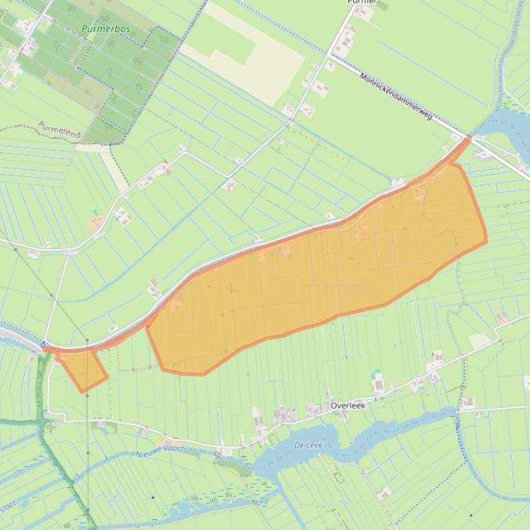 Kaart van postcodegebied 1141PH.