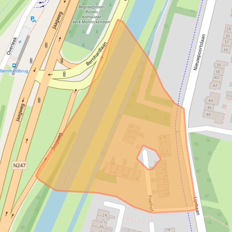 Kaart van postcodegebied 1141PX.