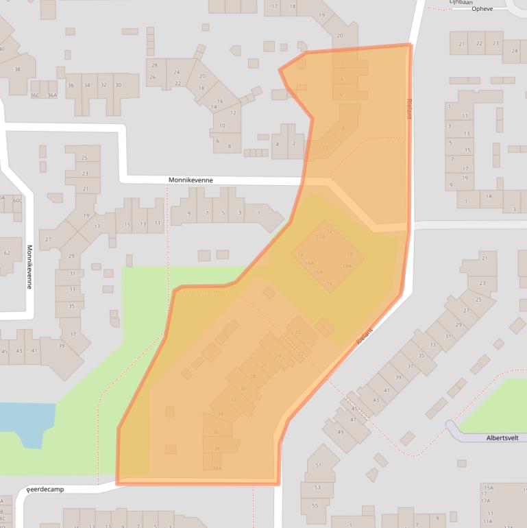 Kaart van postcodegebied 1141RG.