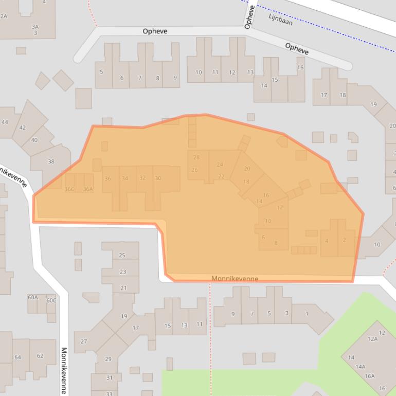 Kaart van postcodegebied 1141RK.