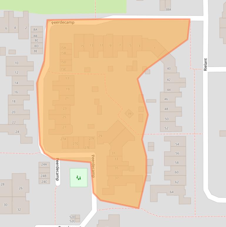 Kaart van postcodegebied 1141RM.