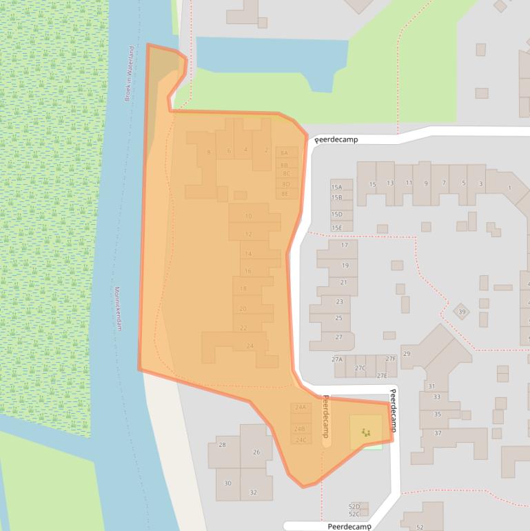 Kaart van postcodegebied 1141RN.