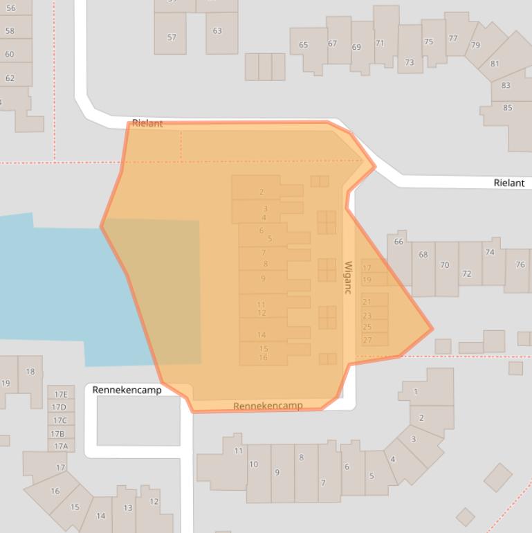 Kaart van postcodegebied 1141RW.