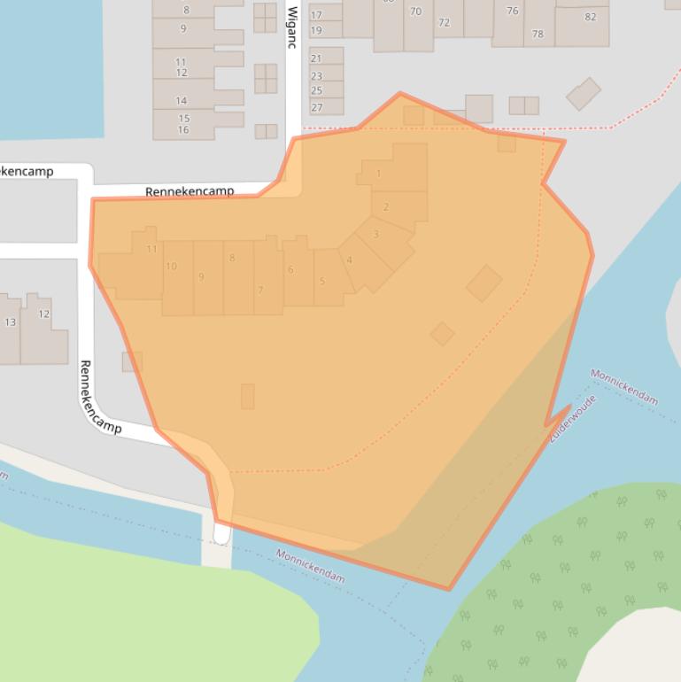 Kaart van postcodegebied 1141RX.