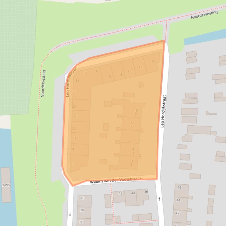 Kaart van postcodegebied 1141SL.