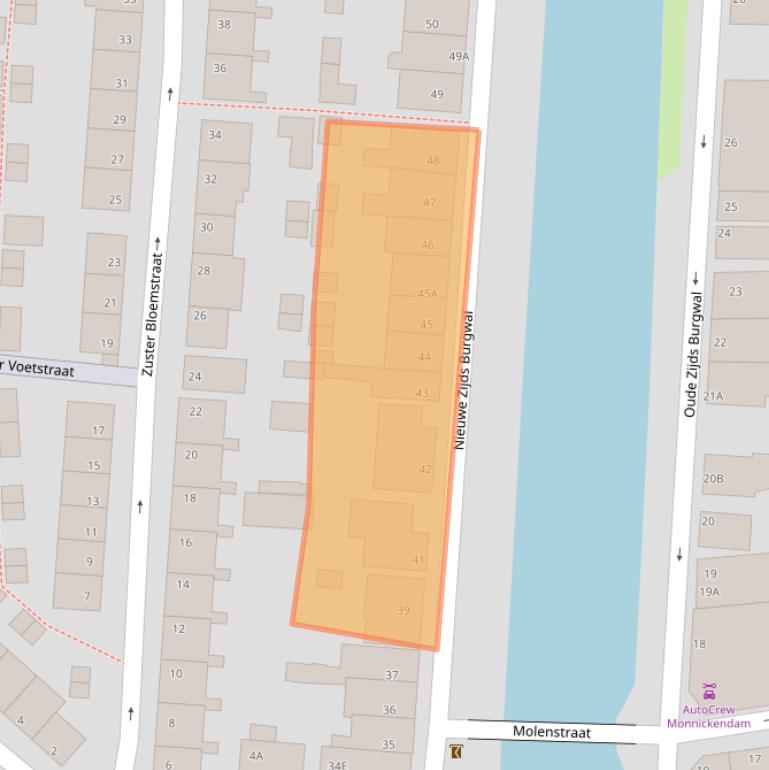 Kaart van postcodegebied 1141TG.