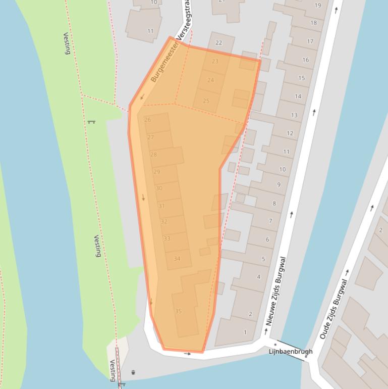 Kaart van postcodegebied 1141TM.