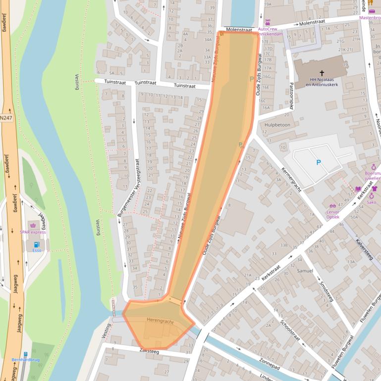 Kaart van postcodegebied 1141TR.