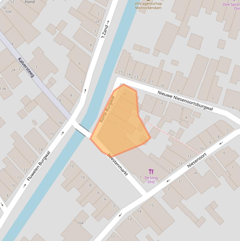 Kaart van postcodegebied 1141VB.