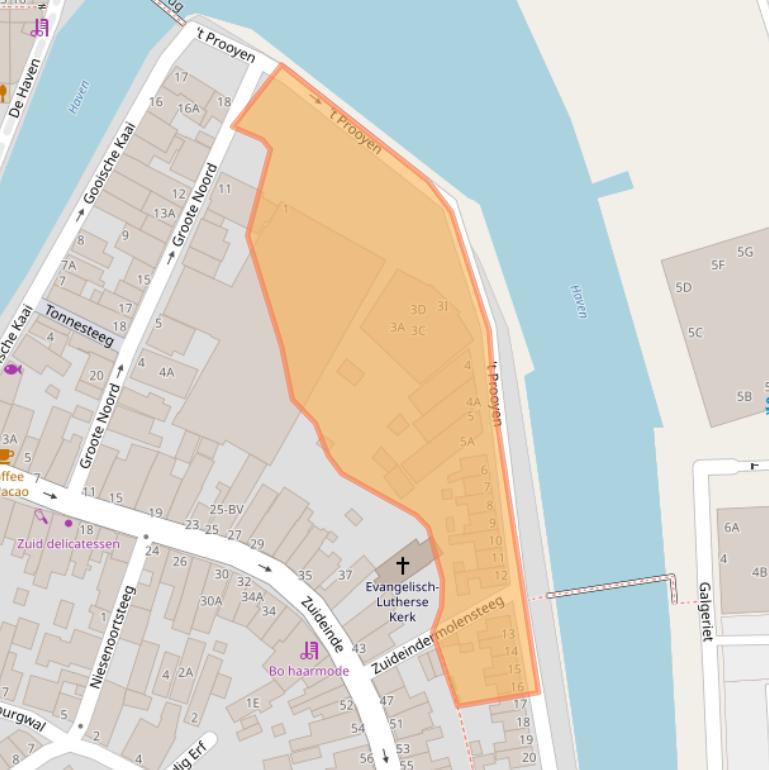 Kaart van postcodegebied 1141VD.