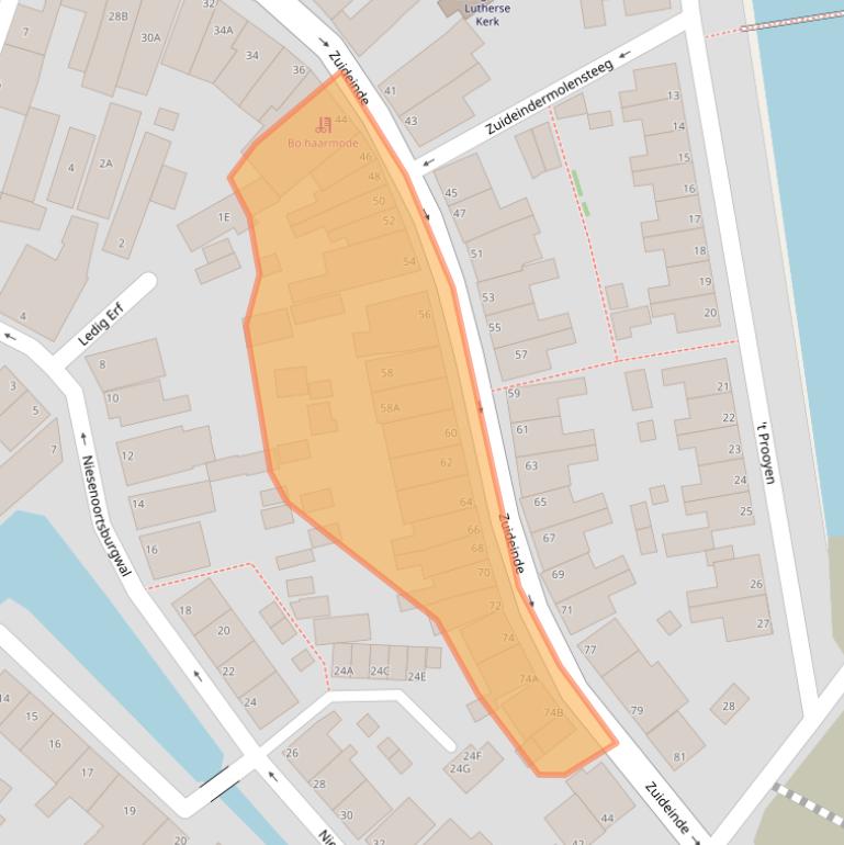 Kaart van postcodegebied 1141VK.