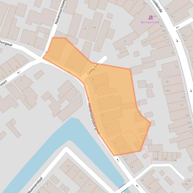 Kaart van postcodegebied 1141VM.