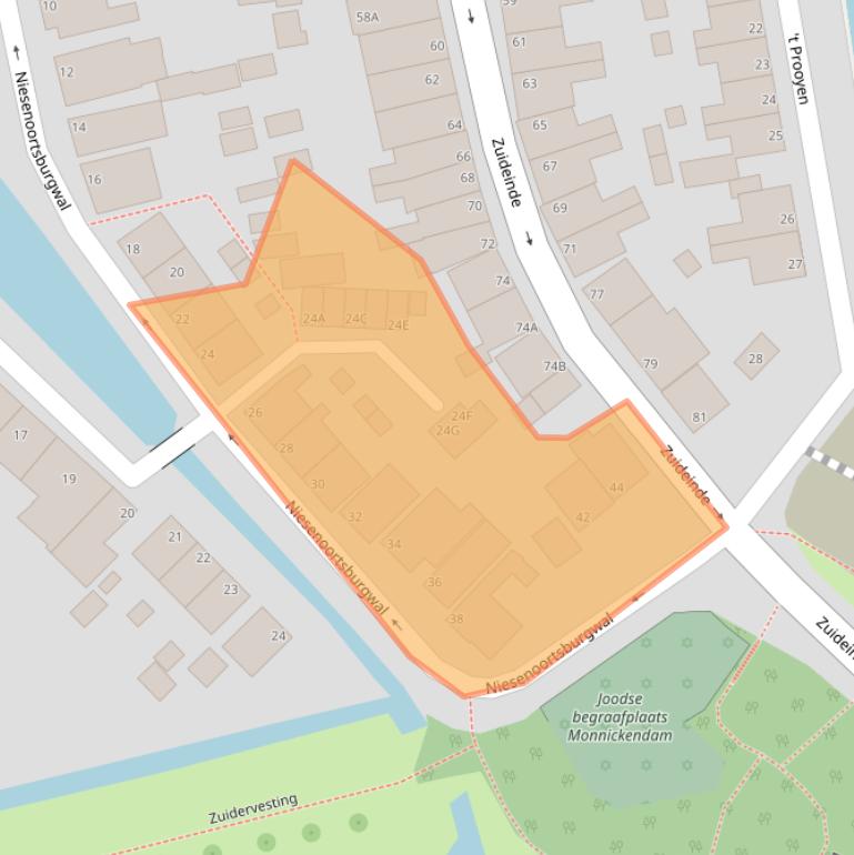 Kaart van postcodegebied 1141VN.