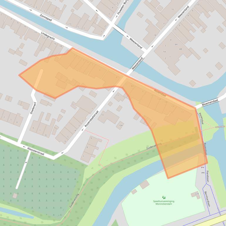 Kaart van postcodegebied 1141VX.