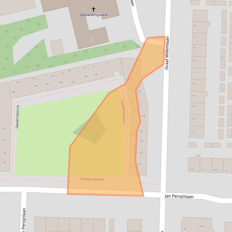 Kaart van postcodegebied 1141WE.