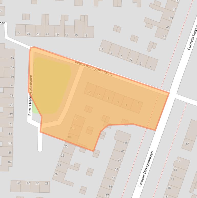Kaart van postcodegebied 1141WX.