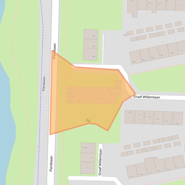 Kaart van postcodegebied 1141XD.