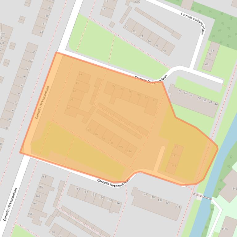 Kaart van postcodegebied 1141ZC.