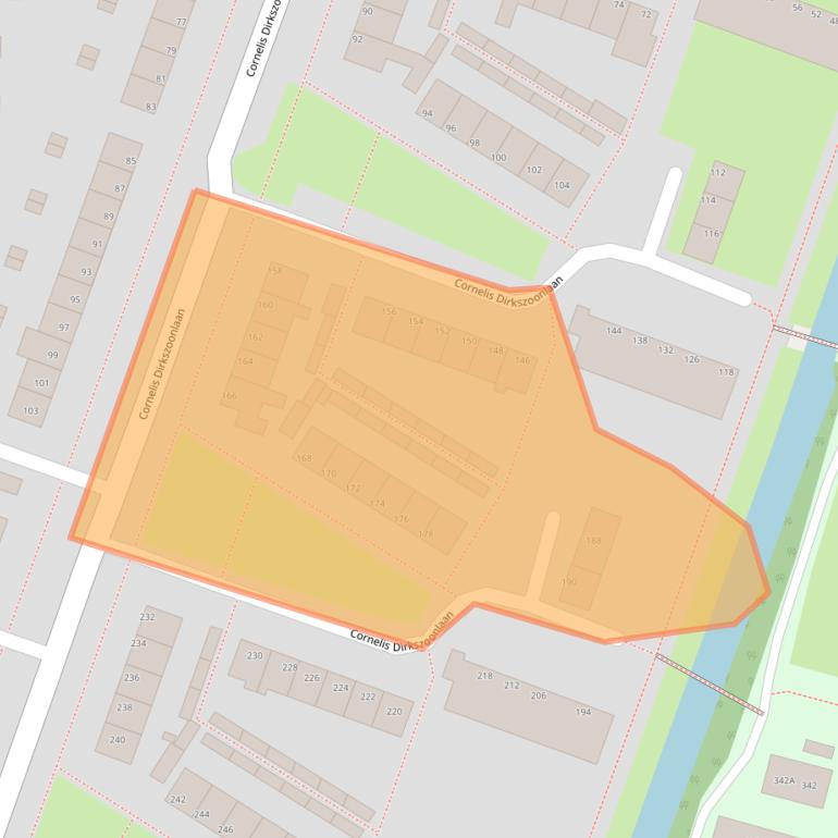 Kaart van postcodegebied 1141ZE.