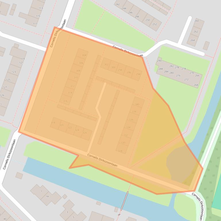 Kaart van postcodegebied 1141ZK.