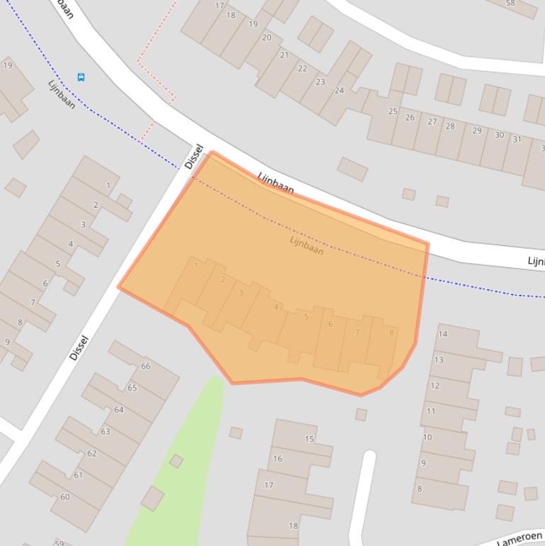 Kaart van postcodegebied 1141ZP.