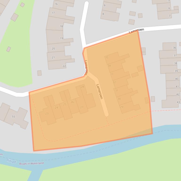 Kaart van postcodegebied 1141ZV.