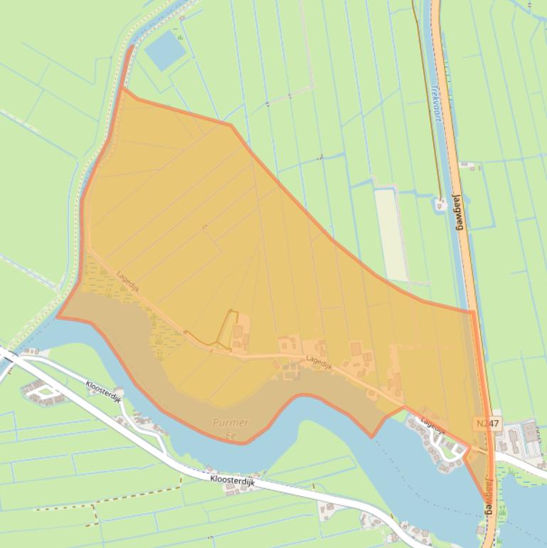 Kaart van postcodegebied 1145PL.