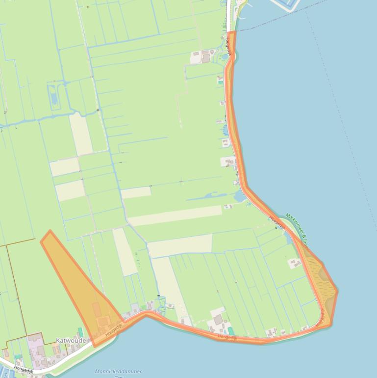 Kaart van postcodegebied 1145PN.