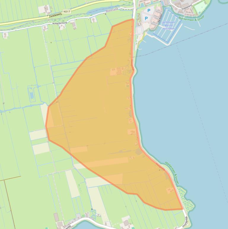 Kaart van postcodegebied 1145PR.