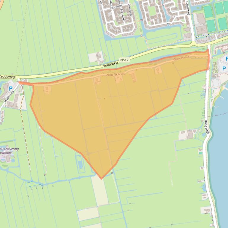 Kaart van postcodegebied 1145PX.