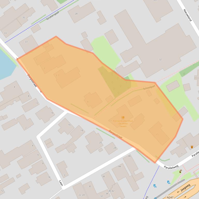 Kaart van postcodegebied 1151AC.