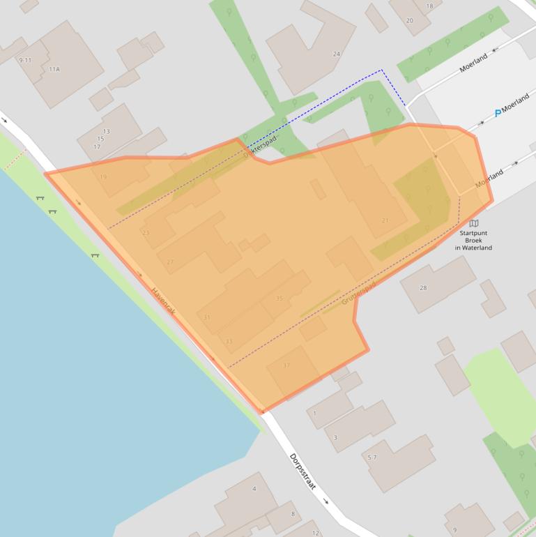 Kaart van postcodegebied 1151AG.