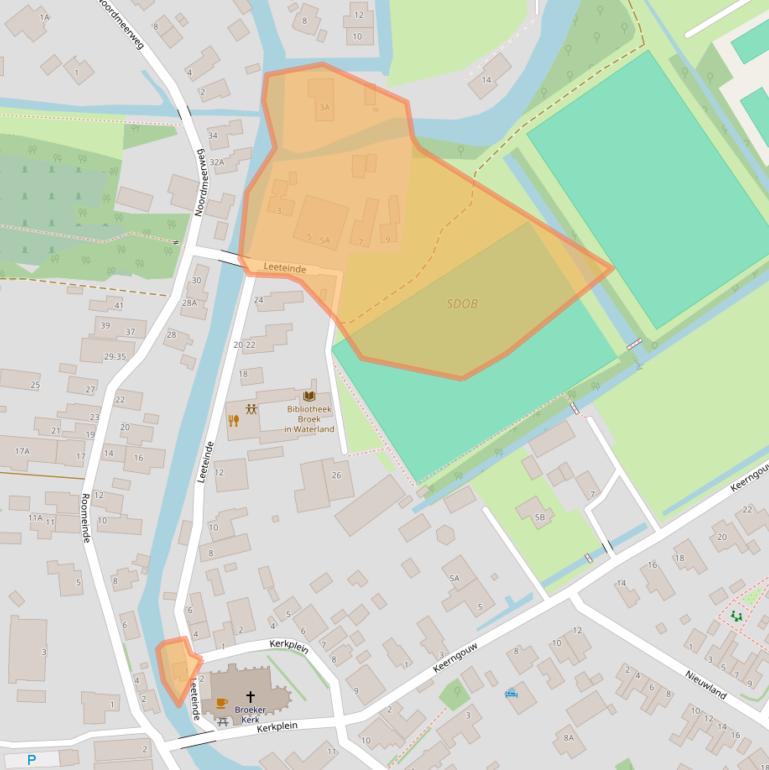 Kaart van postcodegebied 1151AJ.