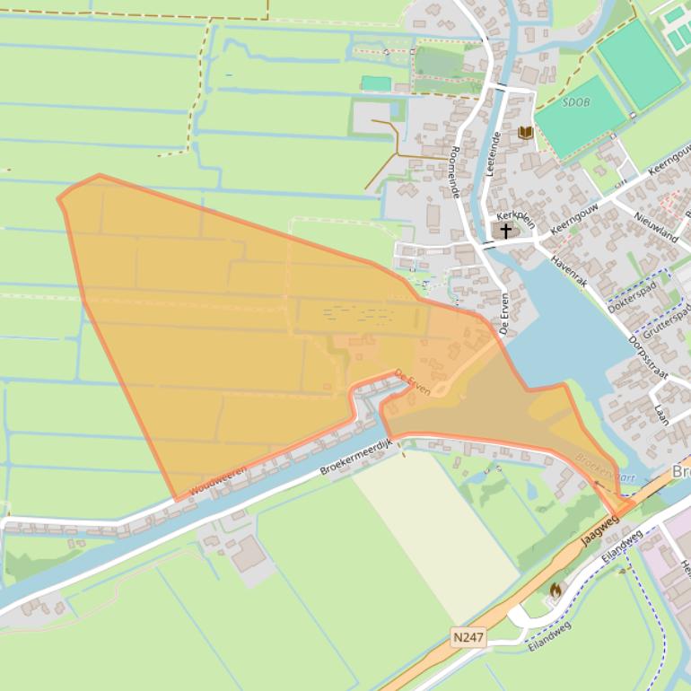 Kaart van postcodegebied 1151AT.