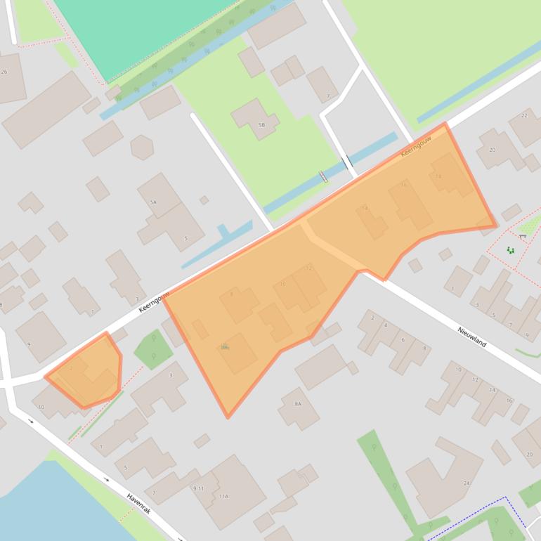 Kaart van postcodegebied 1151BC.