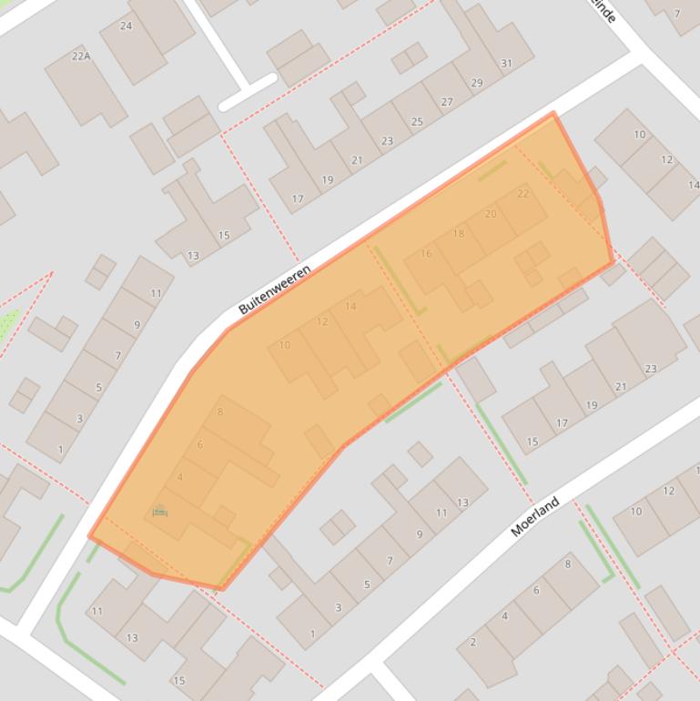 Kaart van postcodegebied 1151BG.