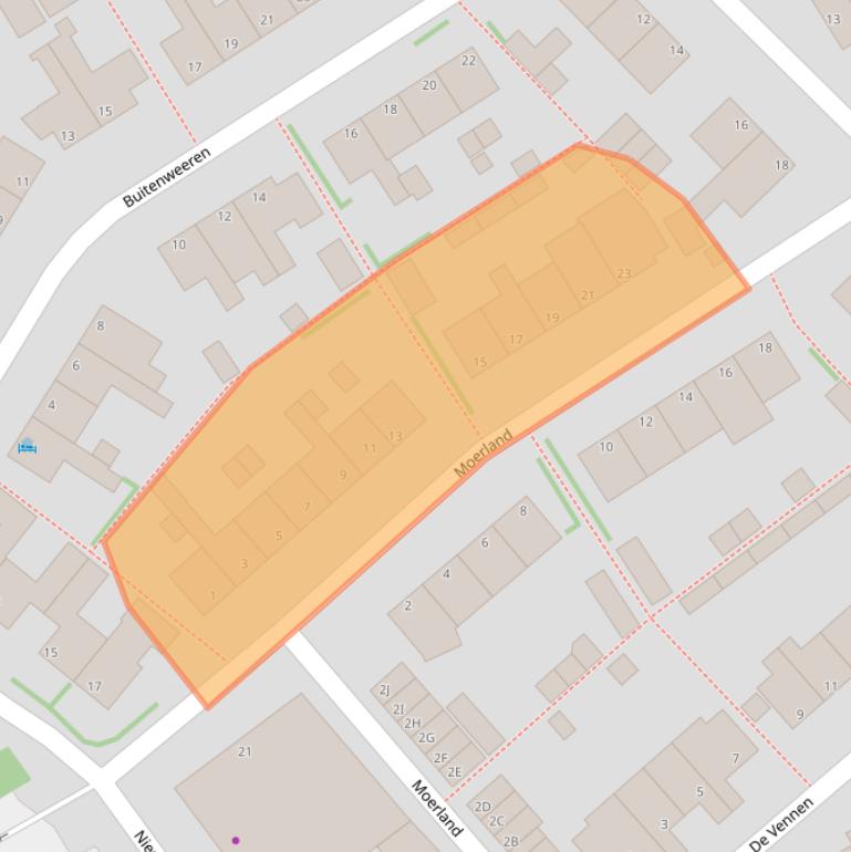 Kaart van postcodegebied 1151BH.