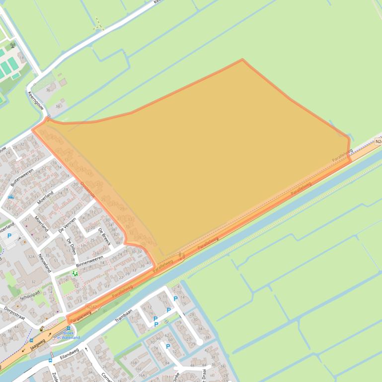 Kaart van postcodegebied 1151BT.