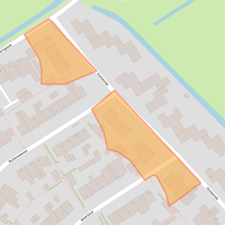 Kaart van postcodegebied 1151BV.