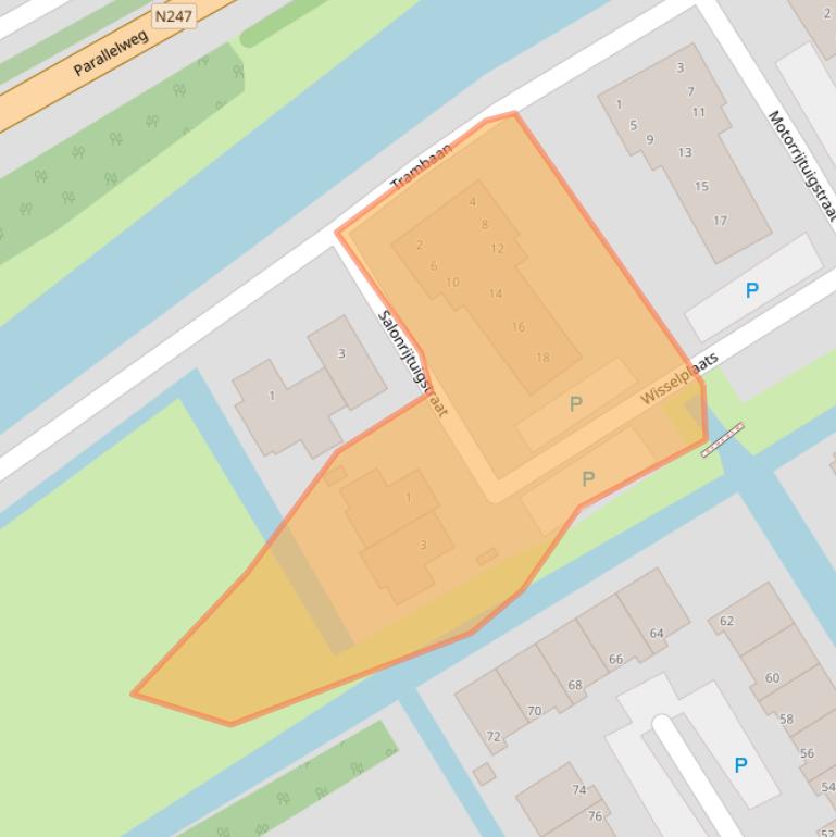 Kaart van postcodegebied 1151DH.