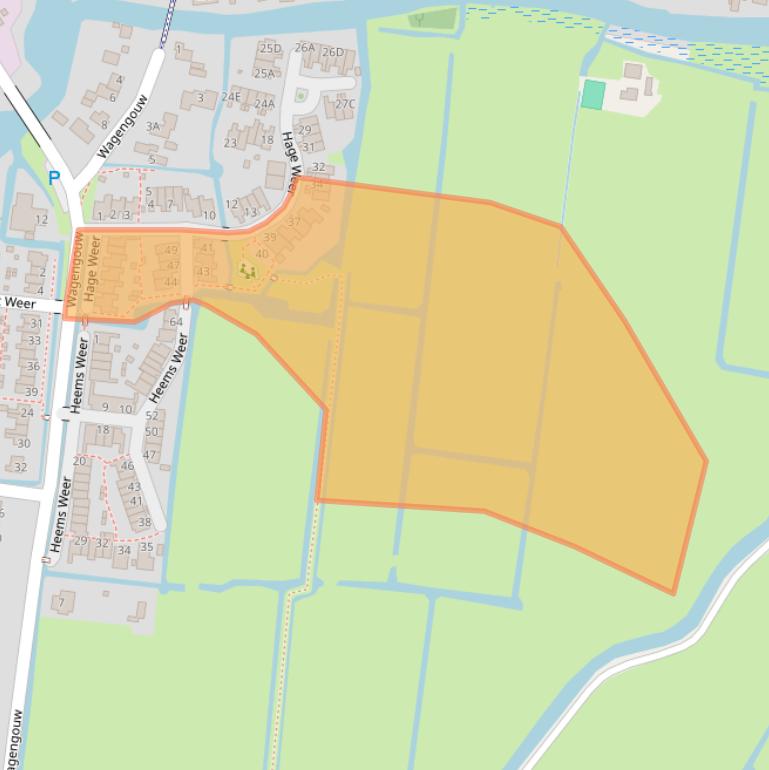 Kaart van postcodegebied 1151ER.