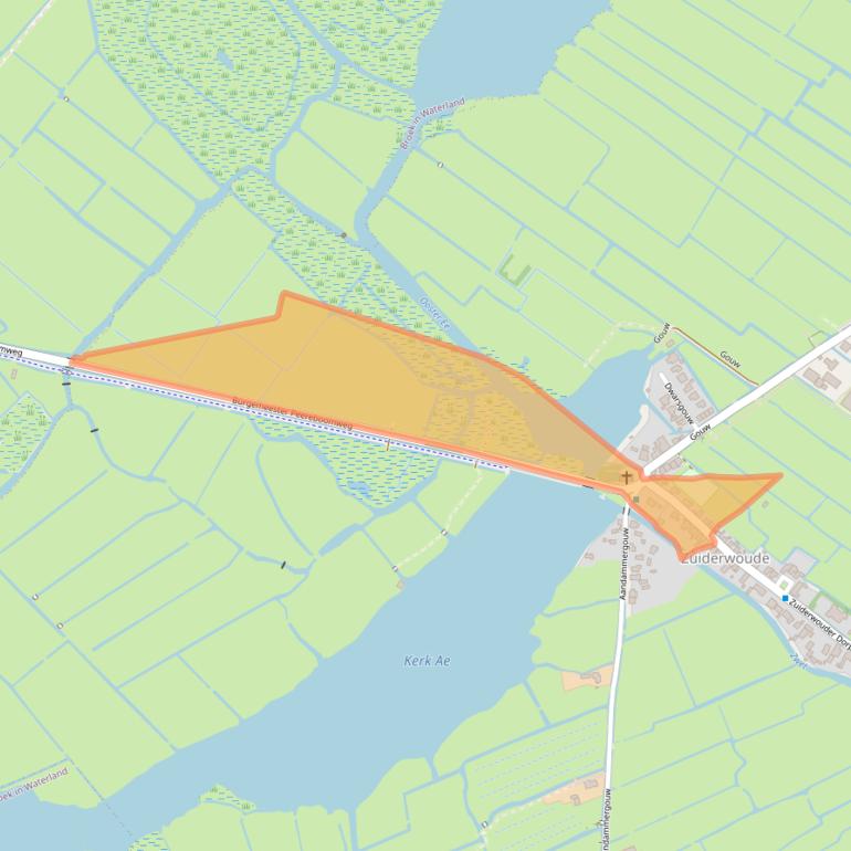 Kaart van postcodegebied 1153PB.