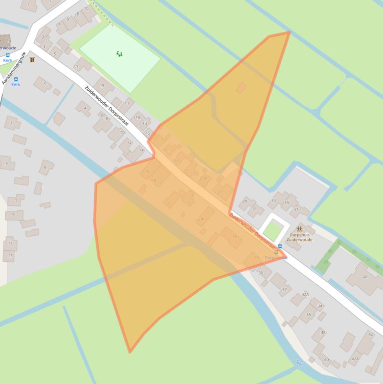 Kaart van postcodegebied 1153PC.