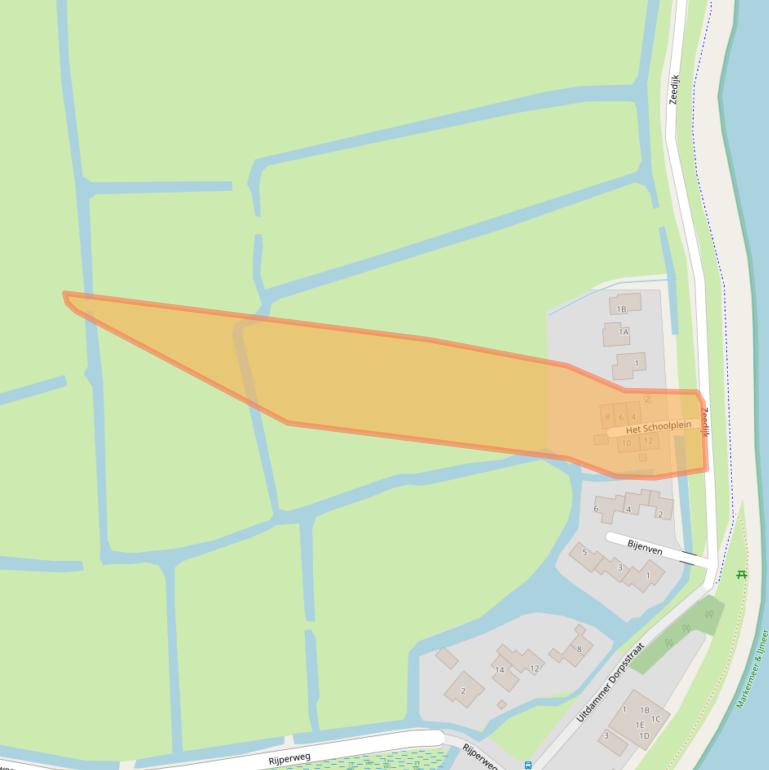 Kaart van postcodegebied 1154PV.