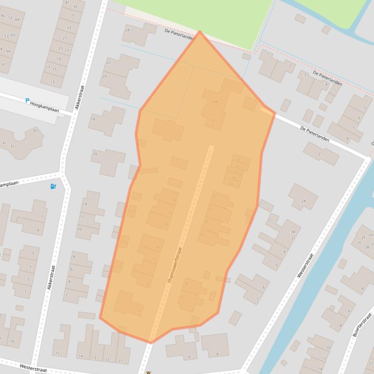 Kaart van postcodegebied 1156AA.