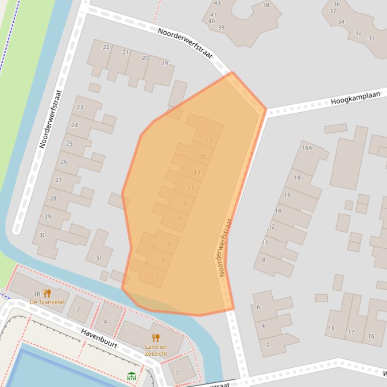 Kaart van postcodegebied 1156AG.