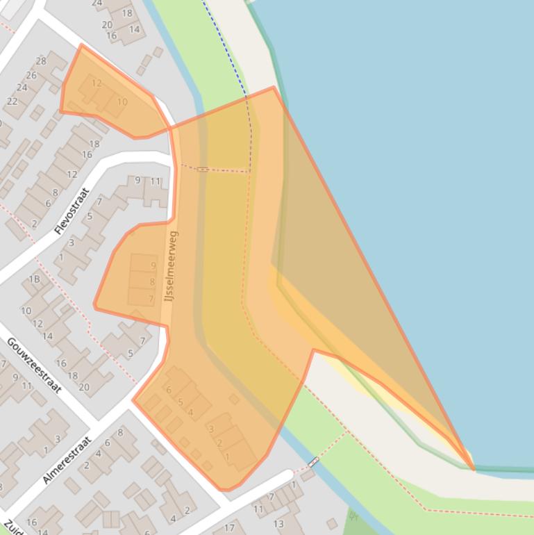 Kaart van postcodegebied 1156CD.