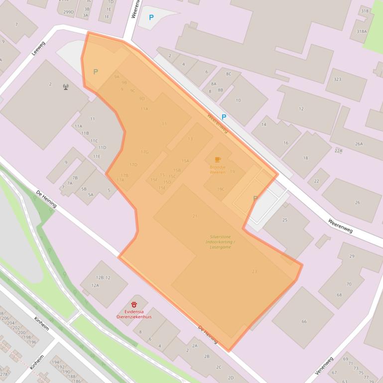 Kaart van postcodegebied 1161AE.